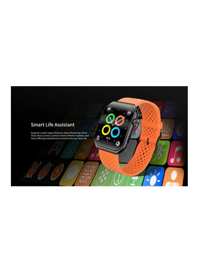 Aurafit - Aurafit AM10B curved AMOLED Smartwatch - Image 1