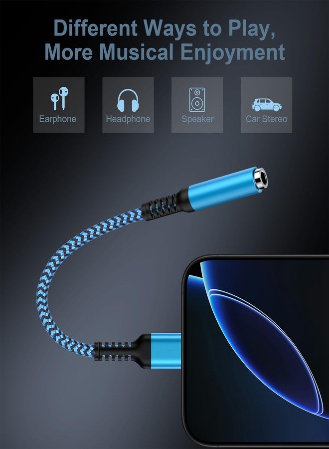 Haoano USB C to 3.5mm Audio Adapter, 2Pack USB Type C Headphone Jack Adapter for iPhone 17Pro Max/Air/16/16Pro Max/15 Plus, Aux to USB C Dongle Adaptor for Samsung Galaxy S25/S24Ultra, iPad Pro, Pixel 10/9 - Image 3