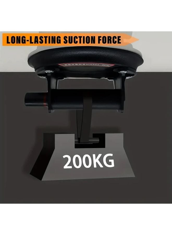 1pc Plastic Auxiliary Suction Cup Black Industrial Grade Large For Glass Granite Tile Window - Image 4