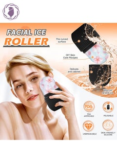 KHAJUL Ice Roller for Face, Beauty Facial Massage, Glow Cube for Face, Skin Care Tools for Eye Wrinkles, Ainkcne Puffiness Relief (Black)  - Image 4
