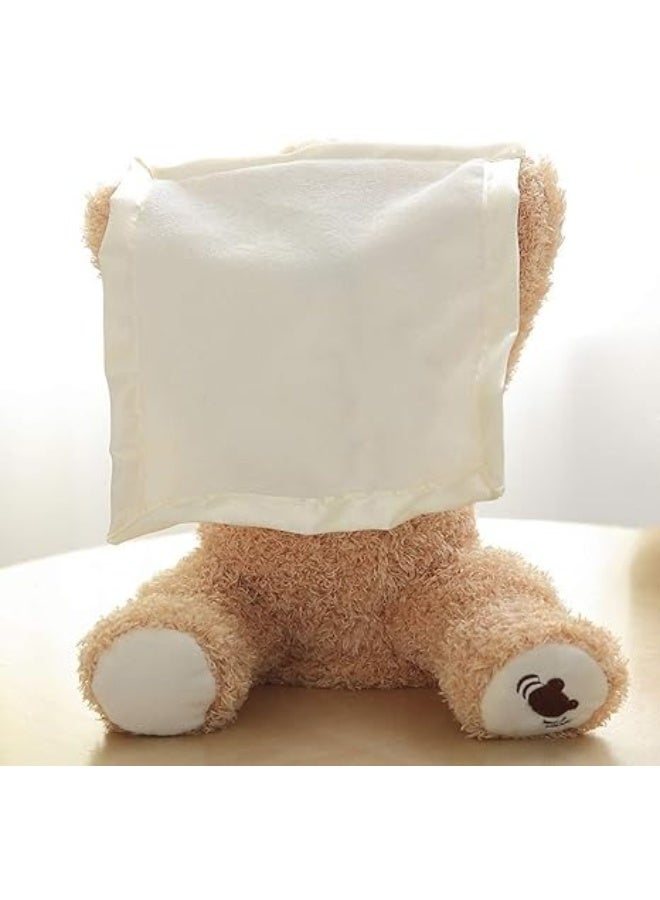 Macon Peek-A-Boo Teddy Bear Plush Toy for Babies & Toddlers,Interactive Animated - Image 4