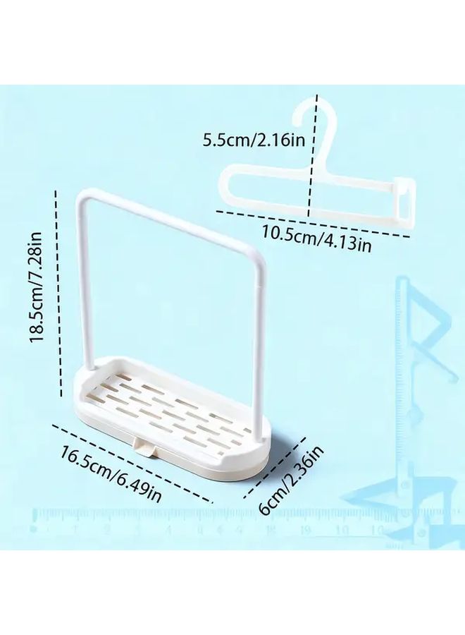 Clothing Storage Rack With 1 Shelf And 10 Hangers For Doll Shoes And Wardrobe Organization - Image 3