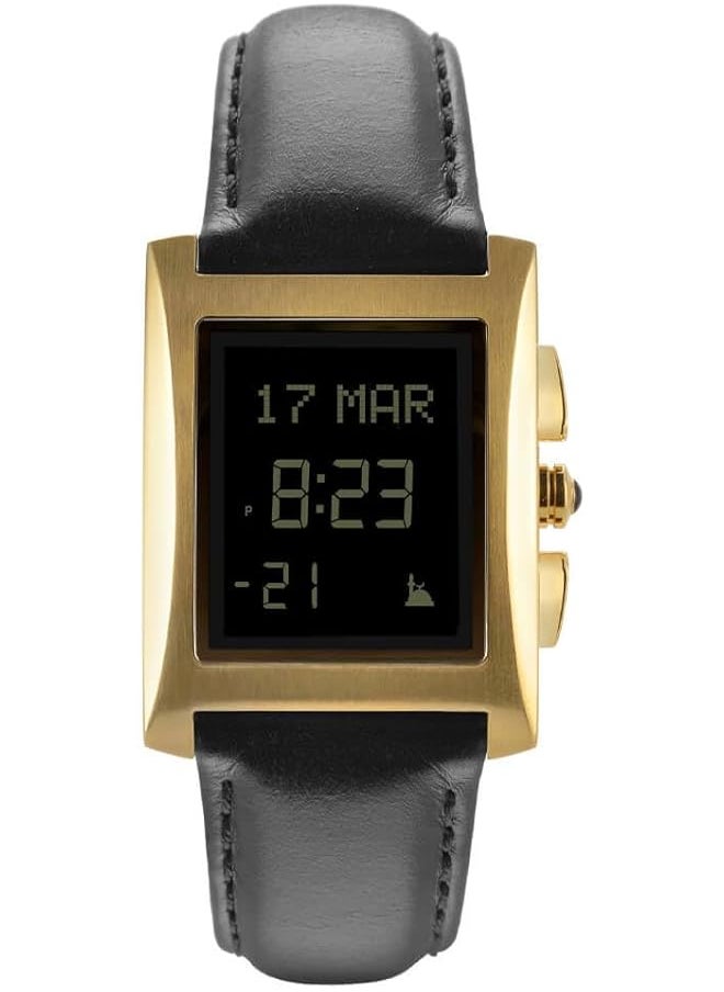 Alfajr Casual Watch For Men Digital Leather Wl 08L 