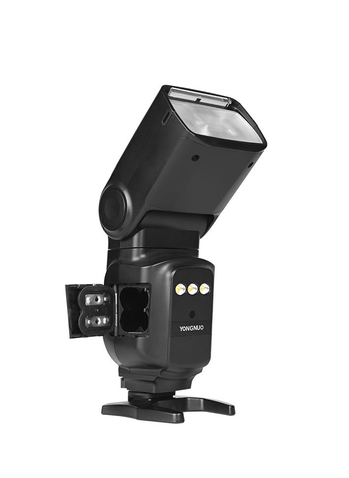 YONGNUO YONGNUO YN968EX-RT III GN60 TTL HSS Flash for Canon – 2.4GHz Radio Triggering, Built-in LED Video Light, Zoom 20–105mm (14mm with Diffuser), USB Firmware Update  - Image 3