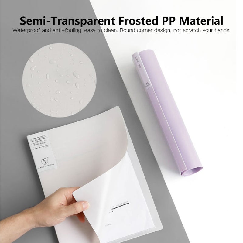 A4 Size Presentation Book Display Book Document Organizer Waterproof with 30-Pocket Sheet Protector for Business Office School - Image 4