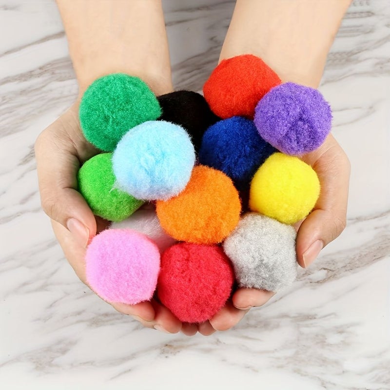23Pcs Oversized Handmade Rainbow Pom Poms For Creative Decorations Wreaths Christmas Halloween Easter - Image 2