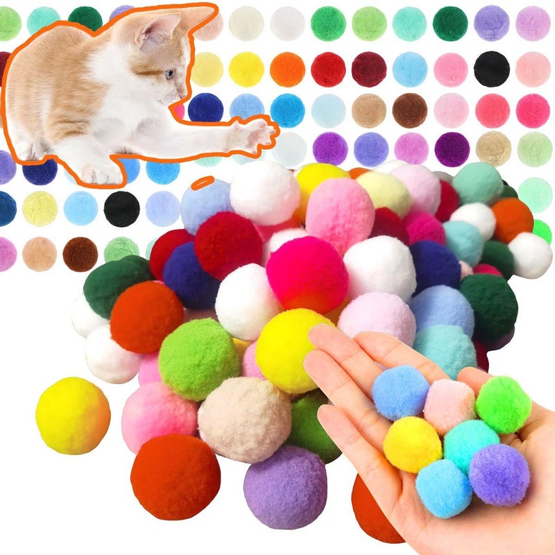 23Pcs Oversized Handmade Rainbow Pom Poms For Creative Decorations Wreaths Christmas Halloween Easter - Image 1