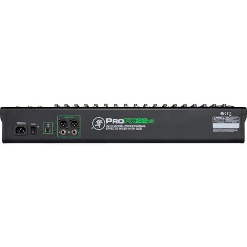Mackie ProFX22v3 22-Channel Professional Analog Mixer with USB, Onyx Mic Preamps and GigFX Effects Engine - Image 5