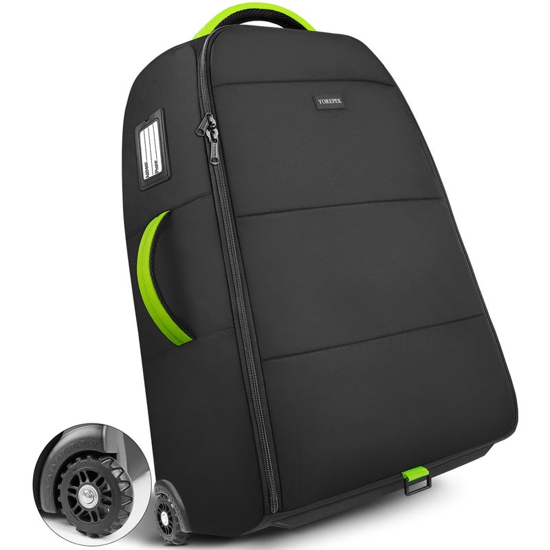YOREPEK Padded Stroller Travel Bag with Wheels for Airplane Compatible with Nuna Mixx Next, UPPAbaby MINU V2 and MINU, Gate Check Stroller Bag with Inner Wheel Bag, Stroller Storage Bag - Image 1
