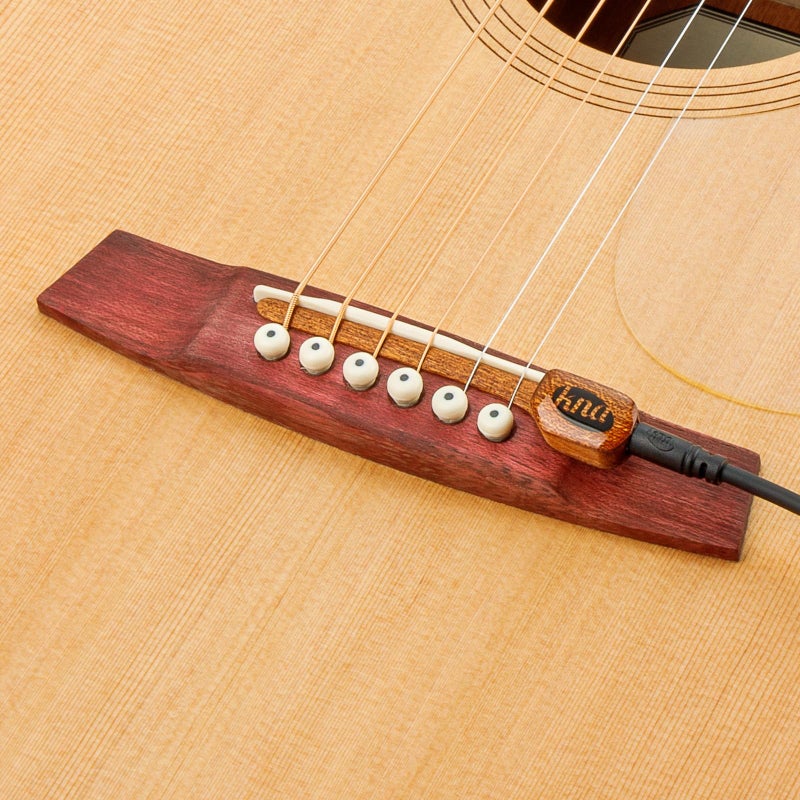 KNA SG-1 Bridge-Mounted Piezo Pickup for Acoustic, Steel-String Guitar â€“ Natural Tone, Country, Folk, Rock, Lightweight, Detachable, Easy No-Mod Installation, Passive No-Battery, Handcrafted in Europe - Image 2