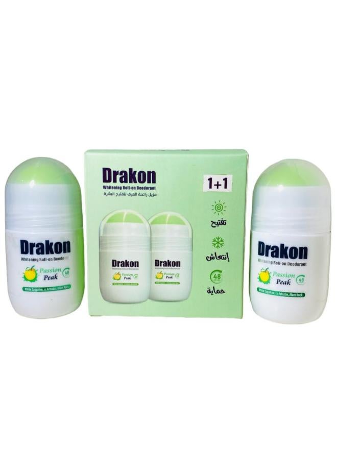 DRAKON Deodorant 1+1 Pieces Passion - Image 1