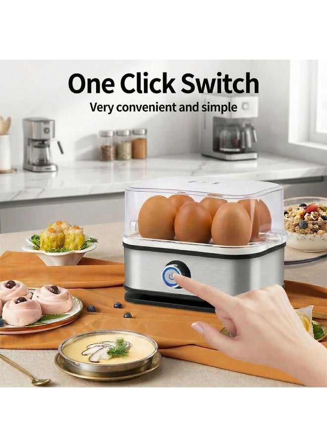 RAF Electric Egg Cooker, 6-Egg Capacity, One-Touch Operation, 400W Steamer with Overheat Protection & Auto Shut-Off, Perfect for Boiled Cooking Eggs, Compact Breakfast Appliance for Home Use - Image 3
