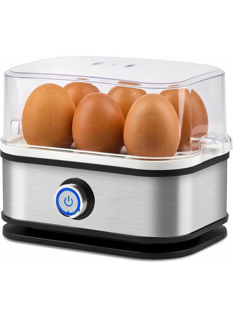 RAF Electric Egg Cooker, 6-Egg Capacity, One-Touch Operation, 400W Steamer with Overheat Protection & Auto Shut-Off, Perfect for Boiled Cooking Eggs, Compact Breakfast Appliance for Home Use - Image 1