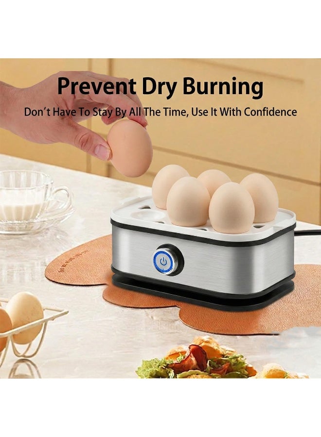 RAF Electric Egg Cooker, 6-Egg Capacity, One-Touch Operation, 400W Steamer with Overheat Protection & Auto Shut-Off, Perfect for Boiled Cooking Eggs, Compact Breakfast Appliance for Home Use - Image 4