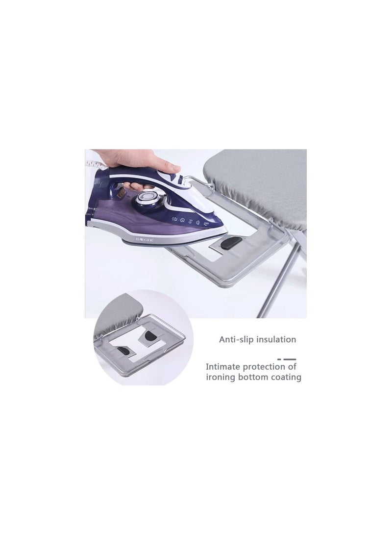 VIO Multi Function Large Ironing Table Fold Up Ironing Board with Press Holder Removable Premium Cover and Foam Pad Foldable and Height Adjustable  - Image 5