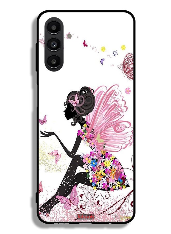 Tolwak Samsung Galaxy A13 5G Protective Case Cover Butterfly Girl Artwork - Image 1
