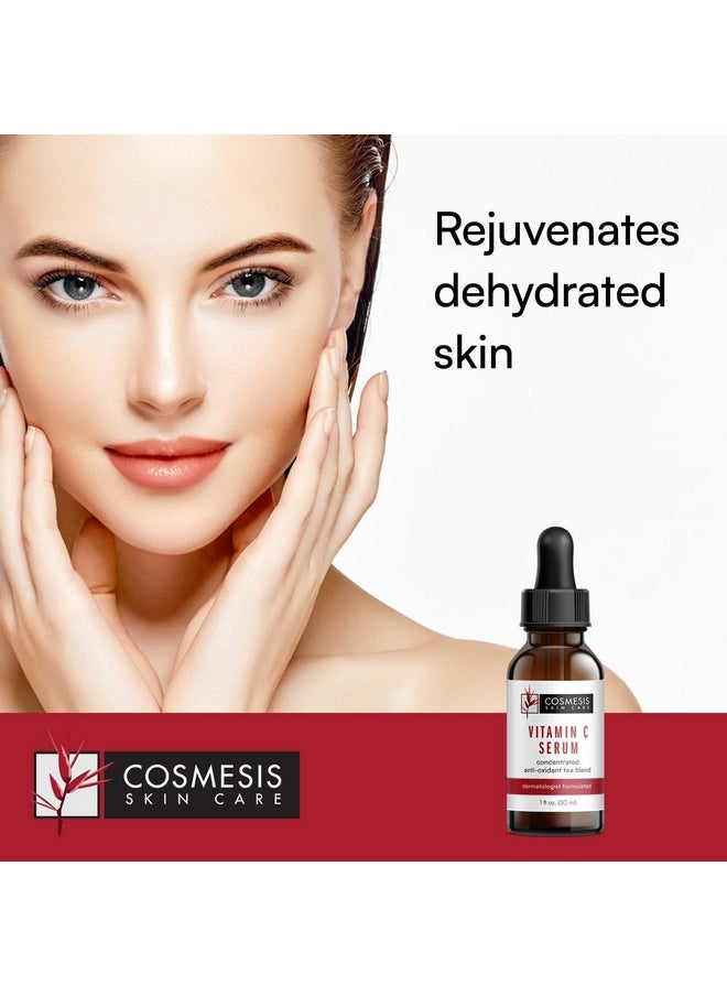 Cosmesis Skin Care Cosmesis Vitamin C Serum Rejuvenate & Protect Skin With 12% Concentrated Vitamin C & Antioxidant Tea Extracts For Brighter Healthier Skin 1 Fl Oz.  - Image 2