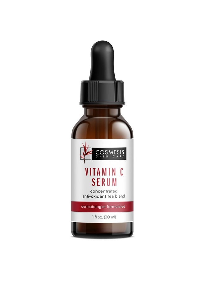 Cosmesis Skin Care Cosmesis Vitamin C Serum Rejuvenate & Protect Skin With 12% Concentrated Vitamin C & Antioxidant Tea Extracts For Brighter Healthier Skin 1 Fl Oz.  - Image 1