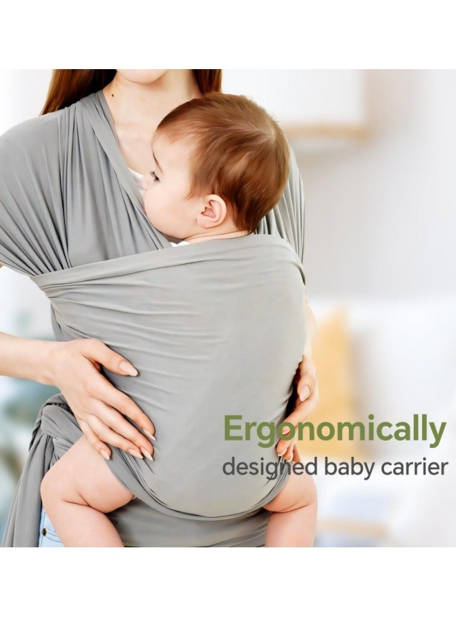Baby Carriers - One Baby Carrier for Everyone - Breathable and Convenient Baby Carrier for a Wide Range of Uses - Hands-Free Baby Carrier - Newborn Carrier (Light Grey) - Image 3