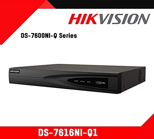 HIKVISION 16 Channel NVR 4K 1U H.265+ 160 Mbps DS-7616NI-Q1 Black - Image 2