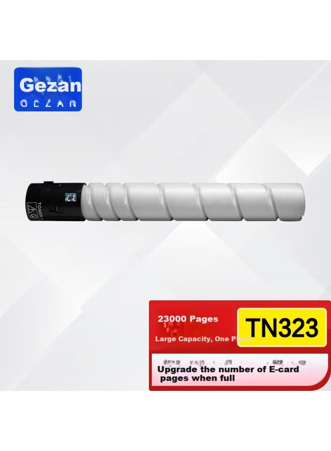 Gezan خراطيش حبر جيزان Tn323 متوافقة مع كونكا مينولتا بيز هب 367 حبر 287 227 7522 7528 زينجيان Adt369 Ad369s/289s وحدة أسطوانة خزانة عالية السعة - Image 4
