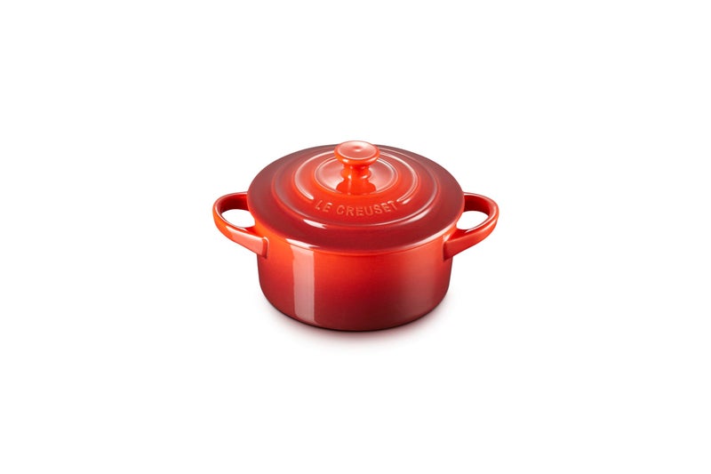 Le Creuset كوكوت صغيرة دائرية من ل كروزيه، 8 أونصة، سيريس - Image 1