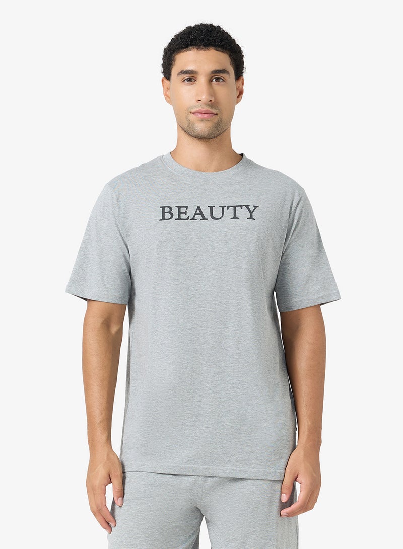 Seventy Five Printed Short Sleeve T-Shirt And Shorts Set - Image 3