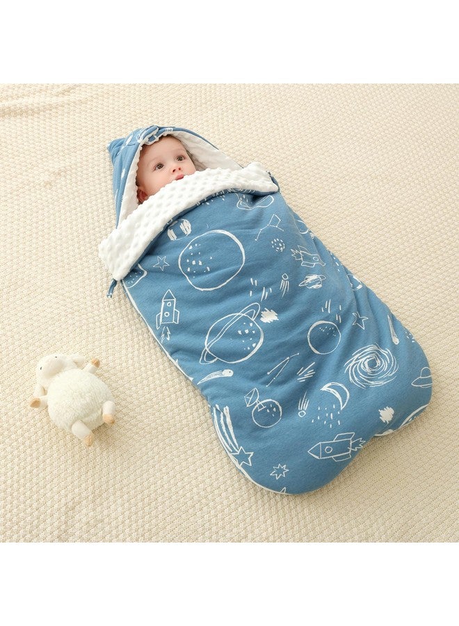 insular Swaddle Blanket for Newborn Boy or Girl, 0-12 Month, Space - Image 5