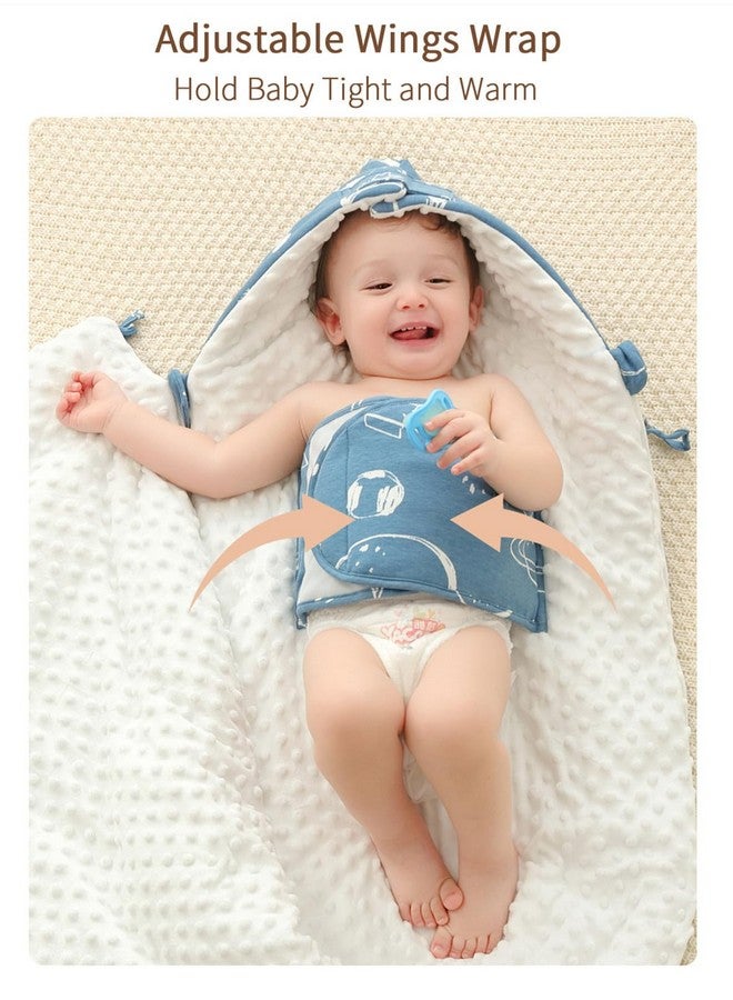 insular Swaddle Blanket for Newborn Boy or Girl, 0-12 Month, Space - Image 3