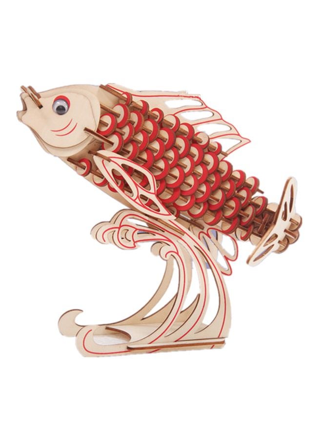 لعبة بازل ثلاثية الأبعاد بتصميم نموذج على شكل سمكة 23x16x21.2سم - Image 1