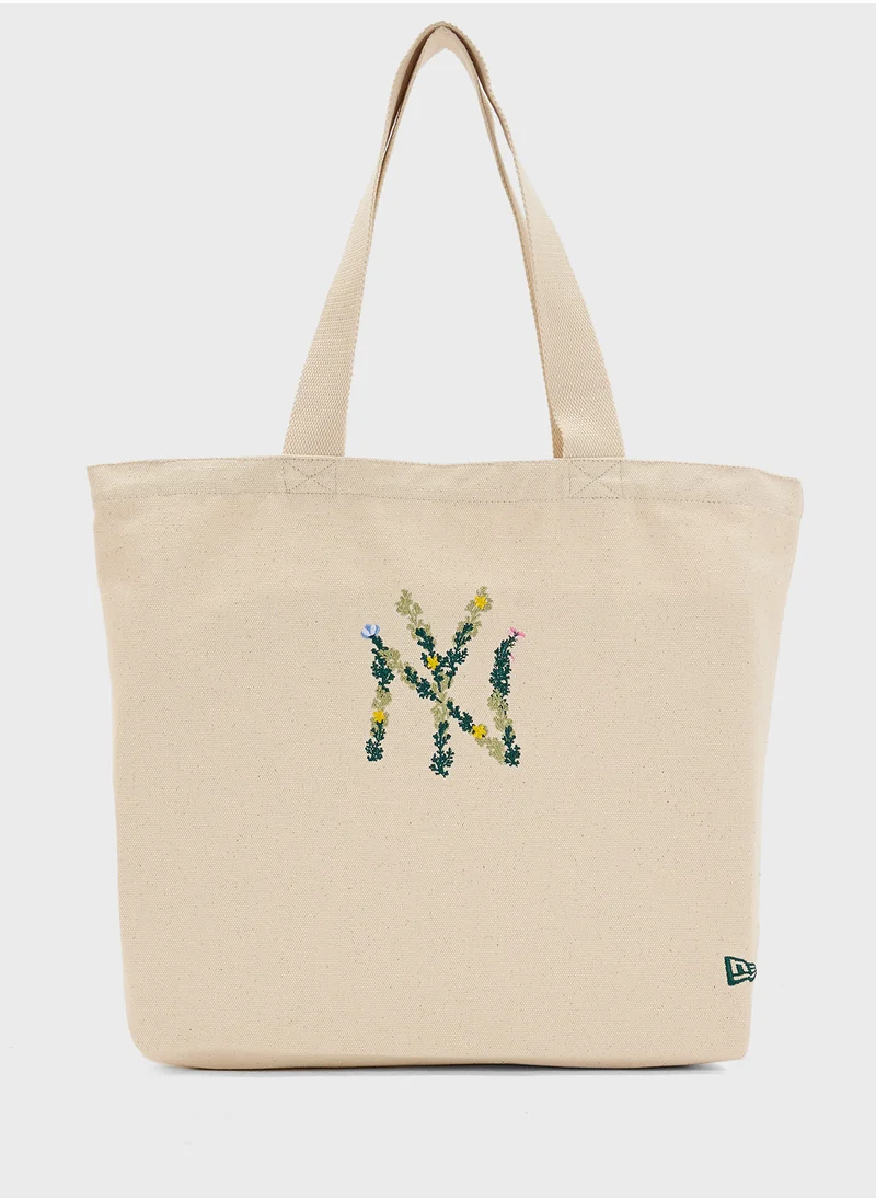 نيو ايرا New York Yankees Floral Tote