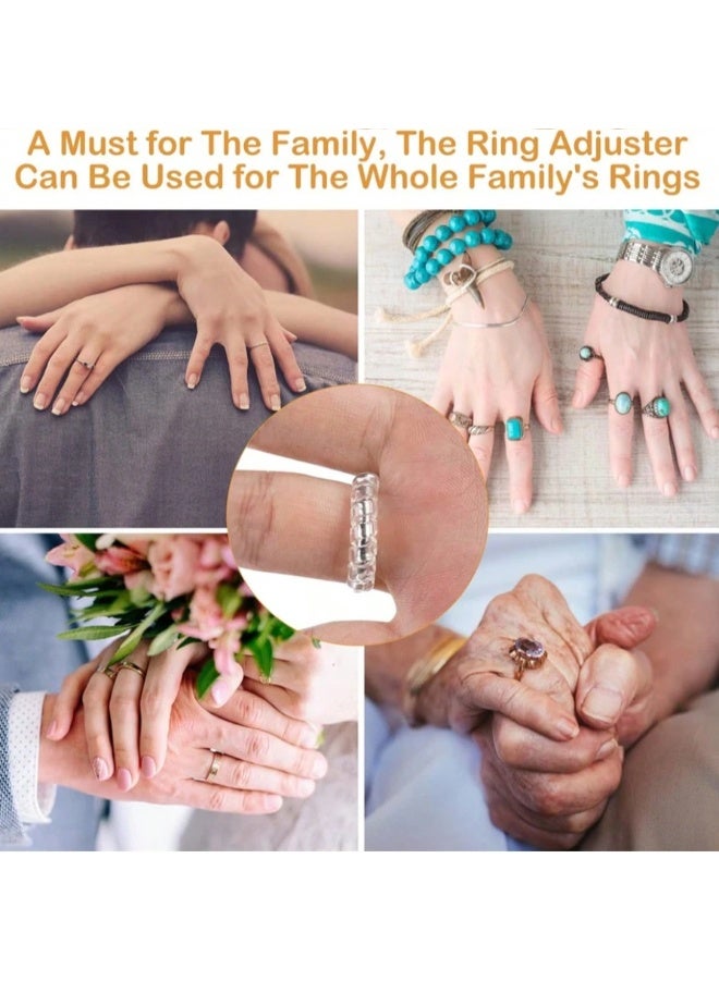 Shein “4-Piece Ring Adjuster Set – Spiral Silicone Clear Ring Guards for Men & Women – Adjustable Fit” - Image 5