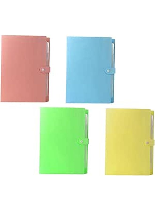 4pcs Multilayer File Organizer and Document Holder with Large Capacity for Folder Storage - Image 1
