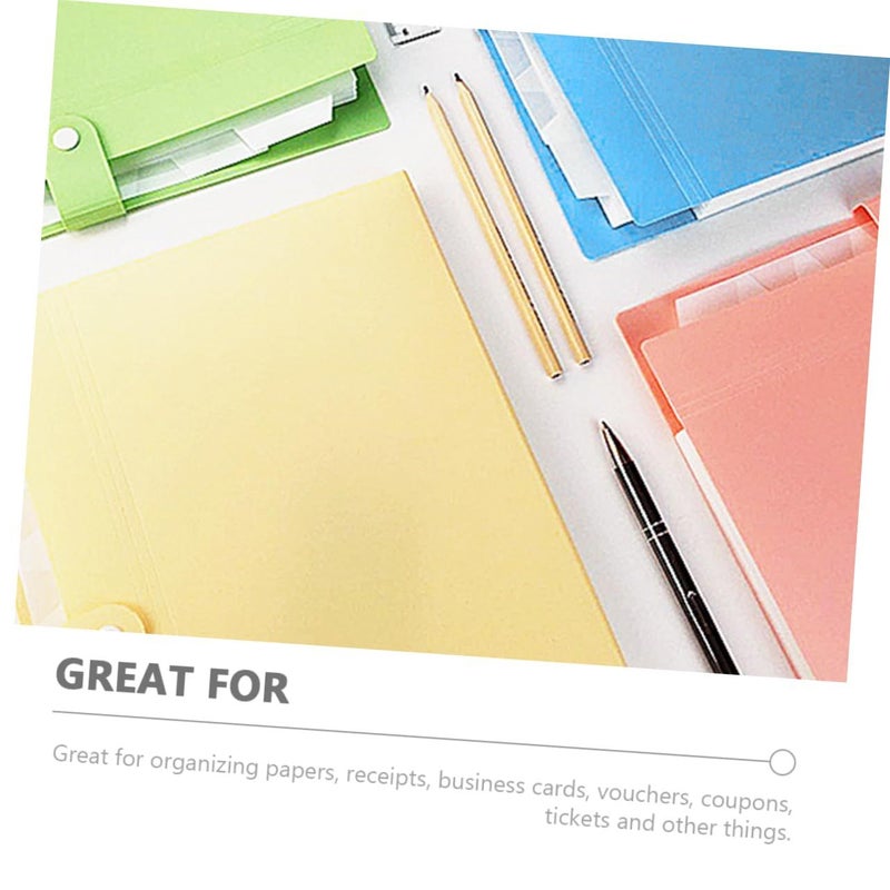 4pcs Multilayer File Organizer and Document Holder with Large Capacity for Folder Storage - Image 5