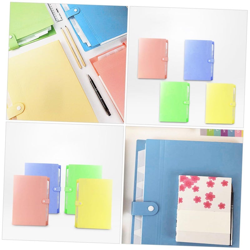 4pcs Multilayer File Organizer and Document Holder with Large Capacity for Folder Storage - Image 3