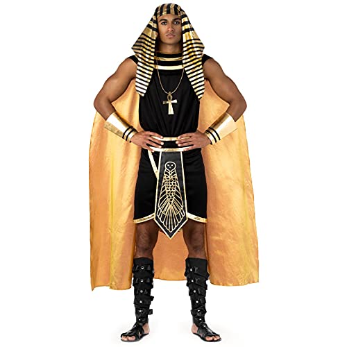 Morph Egyptian Pharaoh Costume - Adult Pharaoh Halloween Costume - Men's Egyptian King Costume - Size L - Image 1