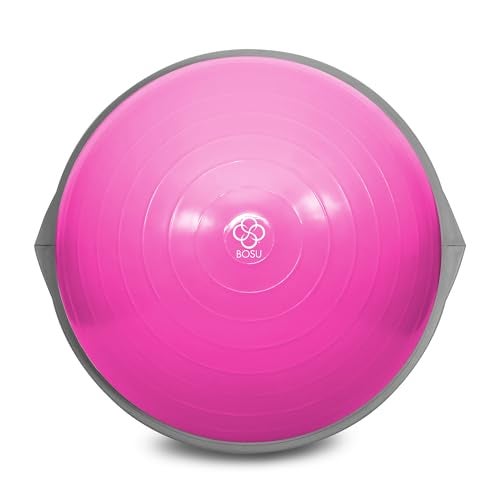 Bosu Pro Balance Board Strength Trainer Ball, Equipment for Home Gym, 26 Inch, Pink - Image 1