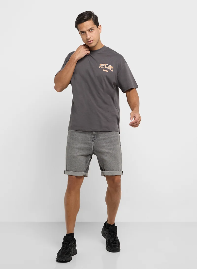 JACK & JONES Jjebradley Varsity Short Sleeve T-Shirt
