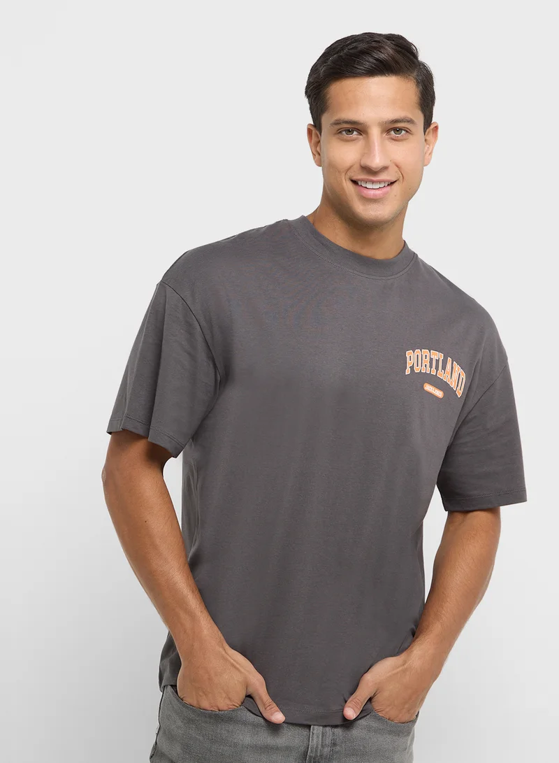 JACK & JONES Jjebradley Varsity Short Sleeve T-Shirt