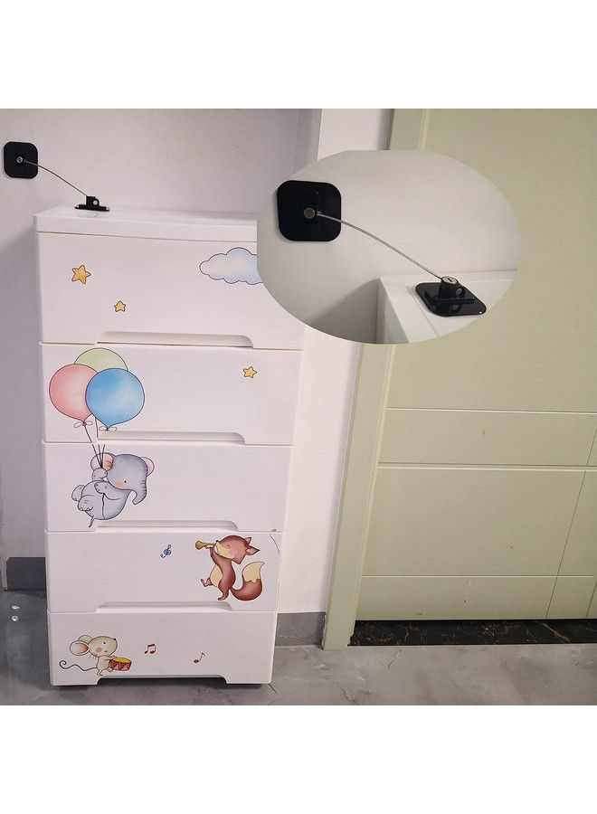 YEYA Upgraded Child Safety Lock Mini Fridge Lock With Key Refrigerator Door Lock For Kids - Image 3