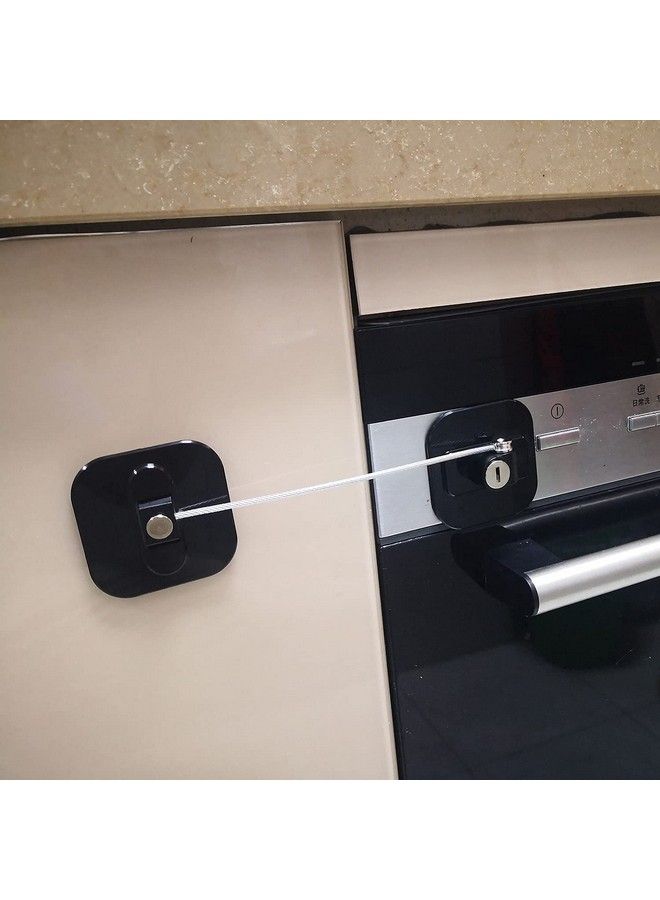 YEYA Upgraded Child Safety Lock Mini Fridge Lock With Key Refrigerator Door Lock For Kids - Image 5