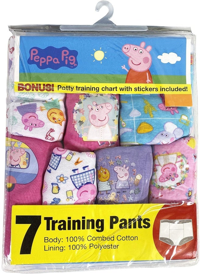Peppa Pig حزمة متعددة من سراويل تدريب الحمام للبنات من بيبا بيغ - Image 4