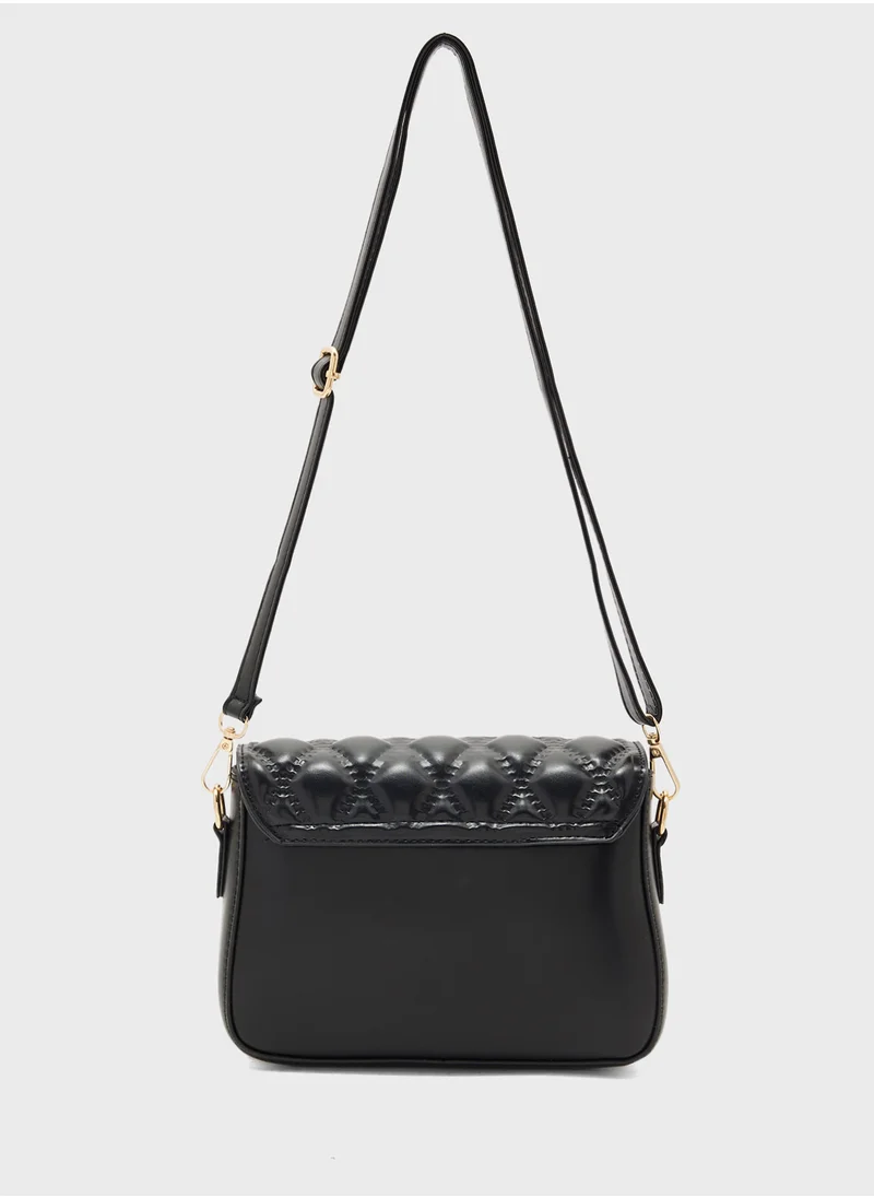 ELLA Ladies Quilted Crossbody Bag