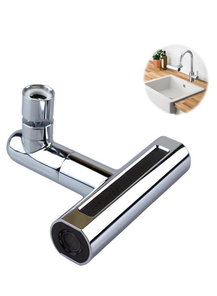 Multi-Function 360 degree Water Saving anti-Splash Sink Faucet Sprayer Waterfall - Image 3