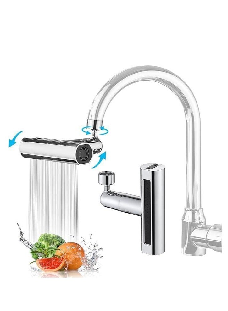 Multi-Function 360 degree Water Saving anti-Splash Sink Faucet Sprayer Waterfall - Image 5