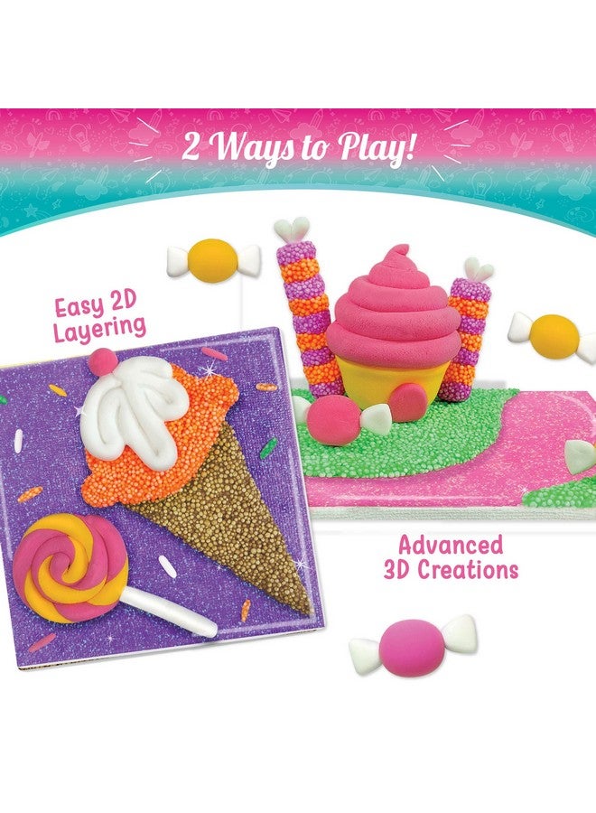 Imagimake Clay Murals - Candyland - Modelling Clay & Glass Paint - 5 Designs - Art & Craft Kit - Age 5 Years+(Nannan) - Image 5