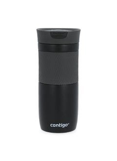 Byron Stainless Steel Dishwasher Safe Thermal Mug Matte Black 470 ml