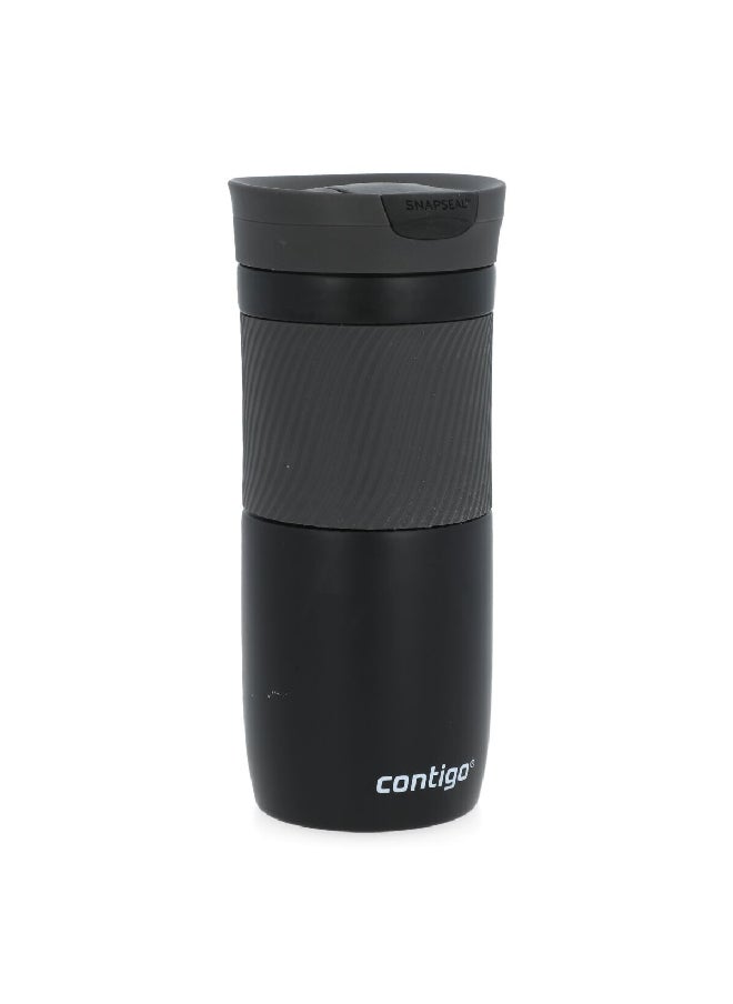 Contigo - Byron Stainless Steel Dishwasher Safe Thermal Mug Matte Black 470 ml - Image 1