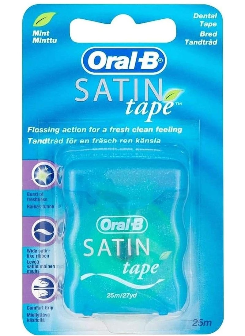Oral-B Oral-B Satin Tape Floss Mint - 25 Metres  - Image 1