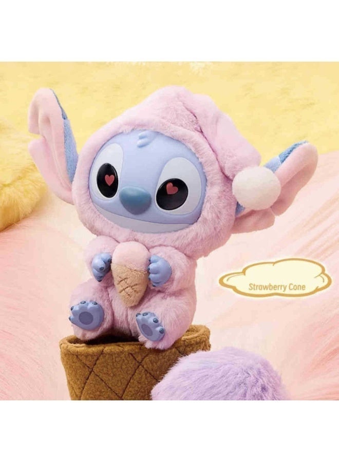 Halamodo Stitch - Plush Toy Blind Box, “Eat Something Before Sleep” Random Blind Box Doll, Stitch - Series Surprise Box, Trendy Toy Figure, Stitch Vinyl Plush Toy, Cute Toy, Mysterious Surprise Collectible Toys, Boy Girl Birthday Gift, 14cm - Image 4
